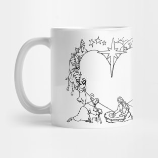 Wrapped in the arms of His love Mug